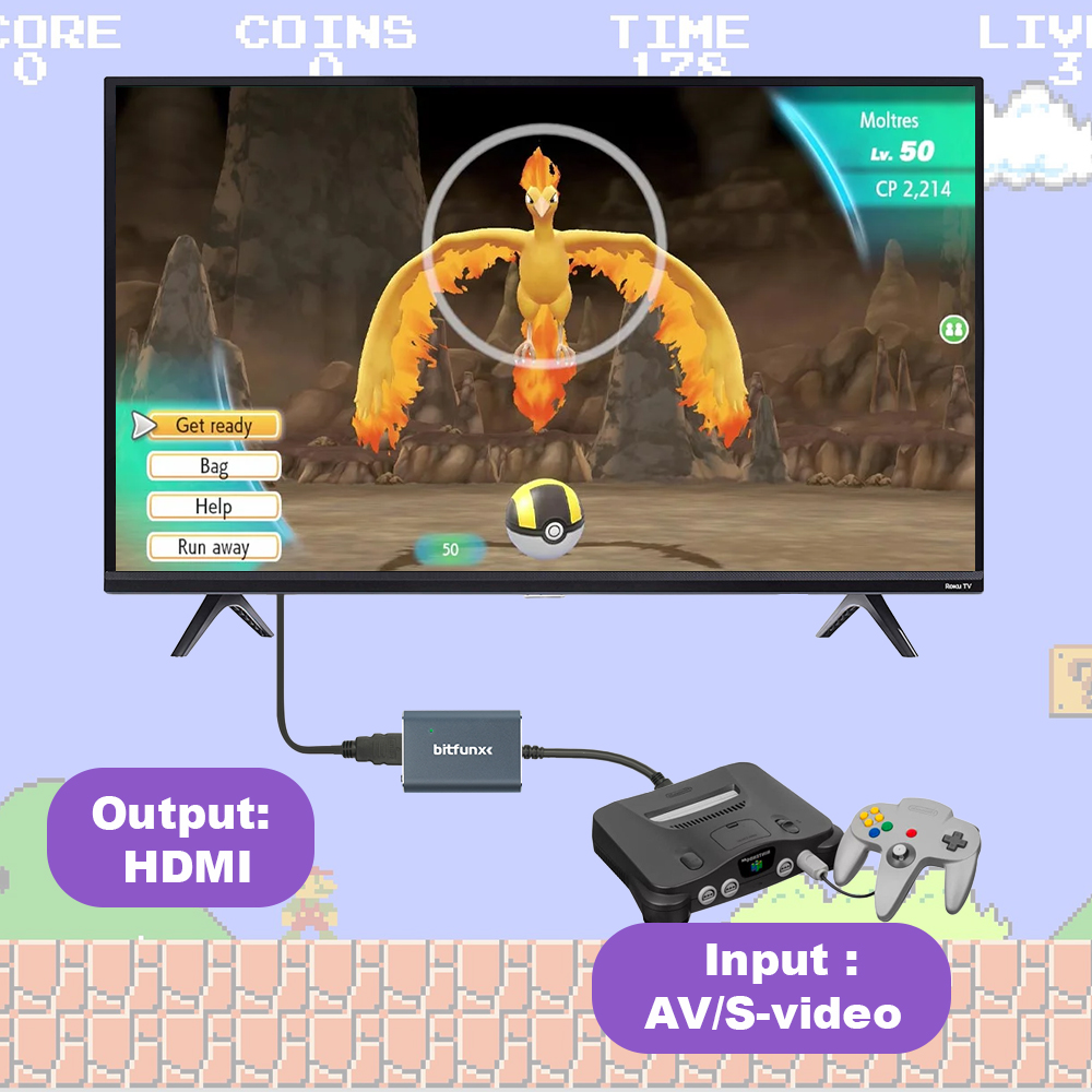 Bitfunx 720P Svideo/AV ไปยังอะ - Gaming Console Tv บทวิจารณ์และราคา